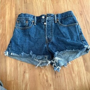 Levi’s Strauss Denim Distressed Women Shorts